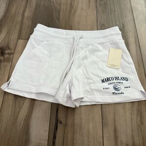 White Marco Island Florida Shorts